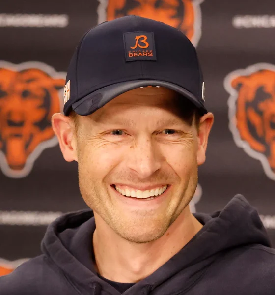 Chicago Bears coach Ben Johnson