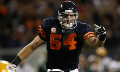 Chicago Bears linebacker Brian Urlacher