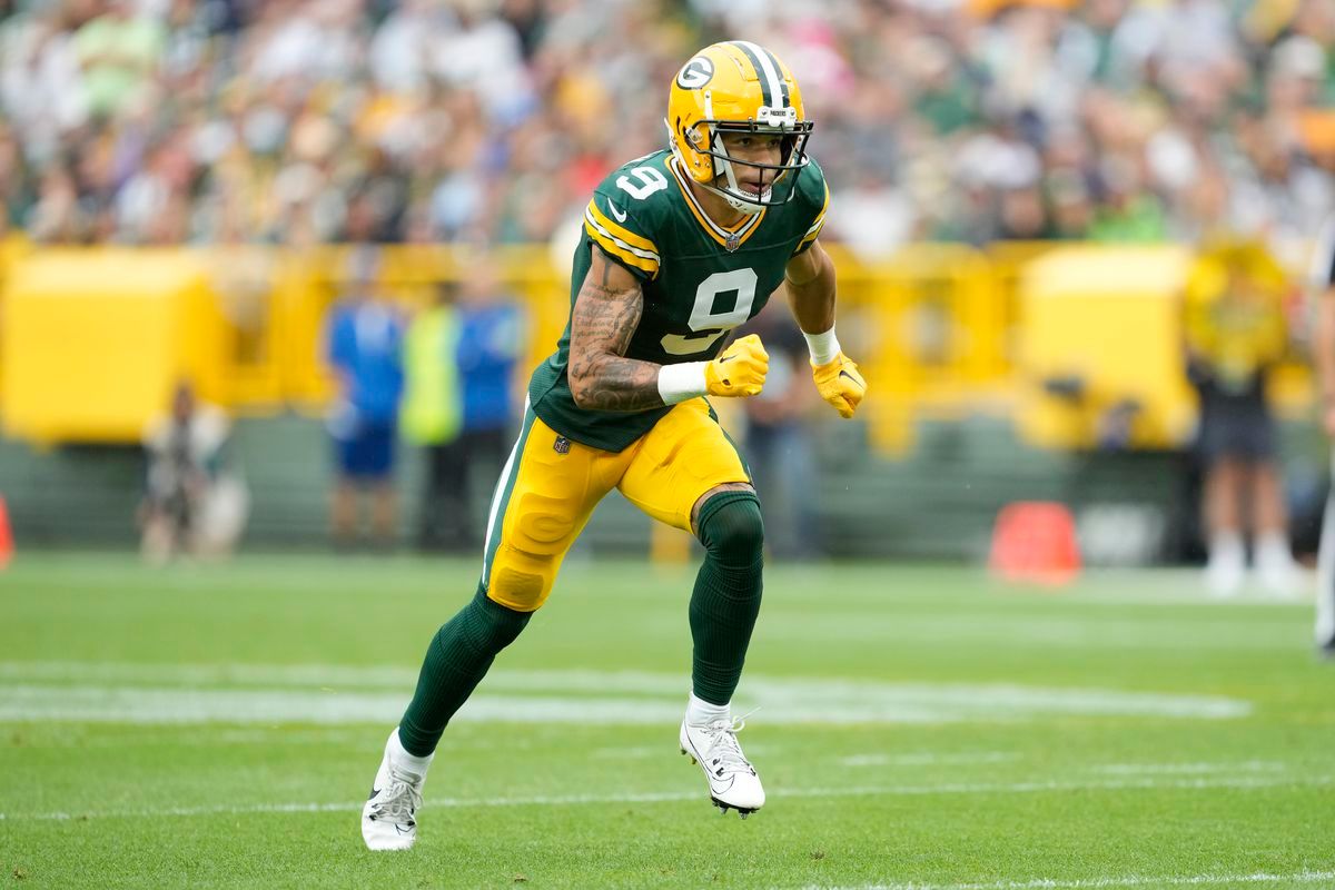 Bears vs. Packers: WR Christian Watson OUT for Week 1 (2023 Season)