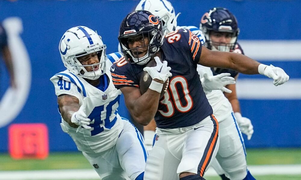 Bears RB Roschon Johnson is still in NFL's concussion protocol (2023 Season)