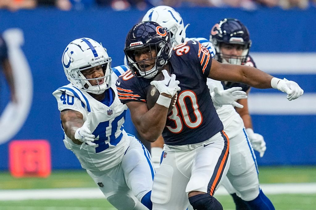 Bears RB Roschon Johnson is still in NFL's concussion protocol (2023 Season)