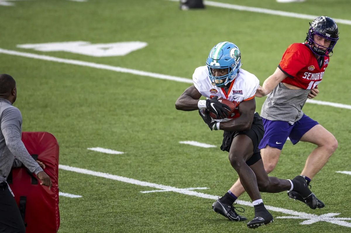 2023 Senior Bowl standout Tyjae Spears a logical target if the Bears lose David Montgomery (News)