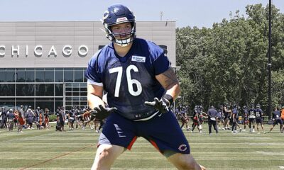 Chicago Bears offensive line has rough Day 2 of training camp (2022 Season)