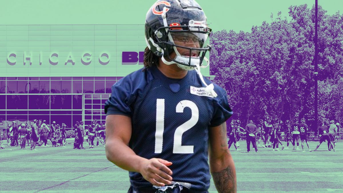 Velus Jones Jr. shows off deep speed on Day 4 of Bears Training Camp (2022 Season)