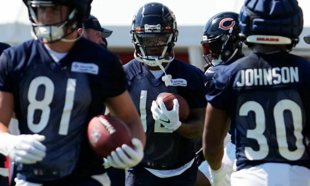 Velus Jones Jr. learning multiple positions in Bears' offense (2022 Season)