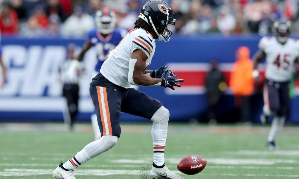 Velus Jones Jr. has forgettable debut in Bears' Week 4 loss to Giants (2022 Season)