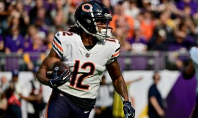 Will Velus Jones Jr. play vs. Falcons? We'll see, says WR coach (2022 Season)