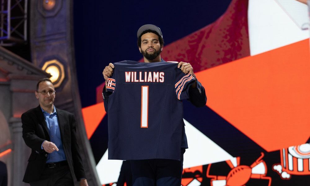 WATCH: Caleb Williams' mother delivers special message to her son (NFL Draft)