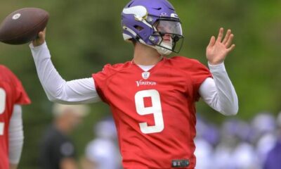 Vikings QB JJ McCarthy throws ATROCIOUS first pitch at Twins game (News)