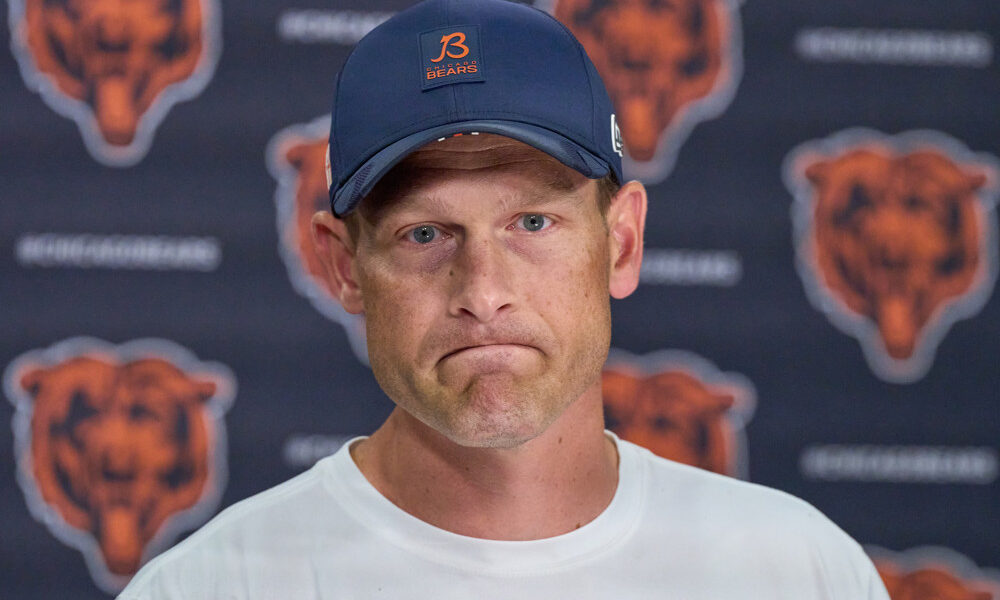 Chicago Bears coach Ben Johnson