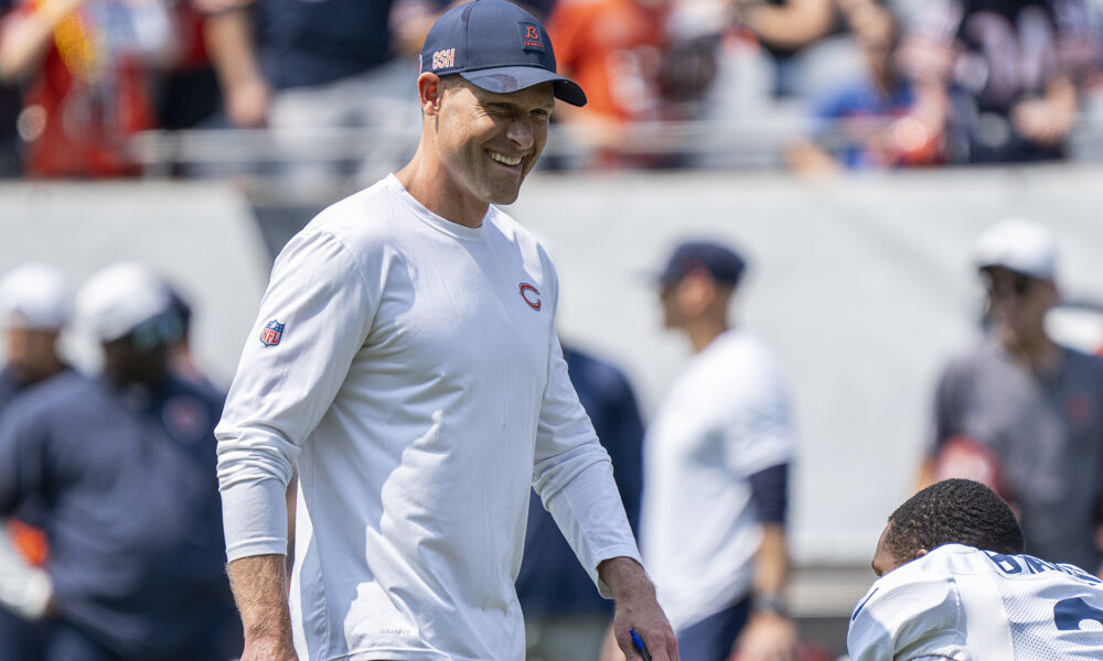 Chicago Bears coach Ben Johnson
